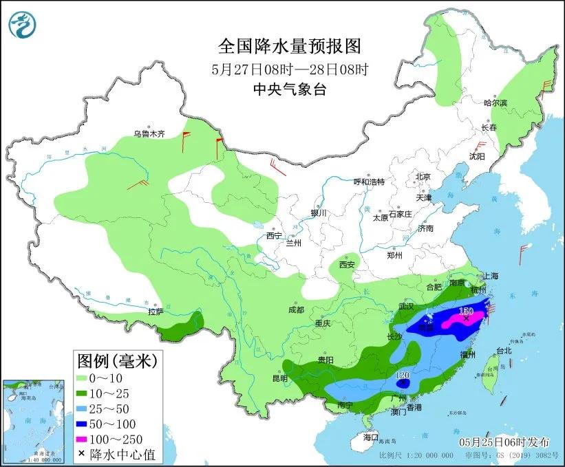 未来三天国内天气预报（5月25日）  第5张