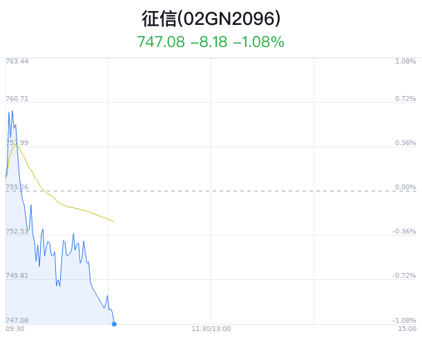 征信概念盘中跳水，中科金财跌0.68%  第1张