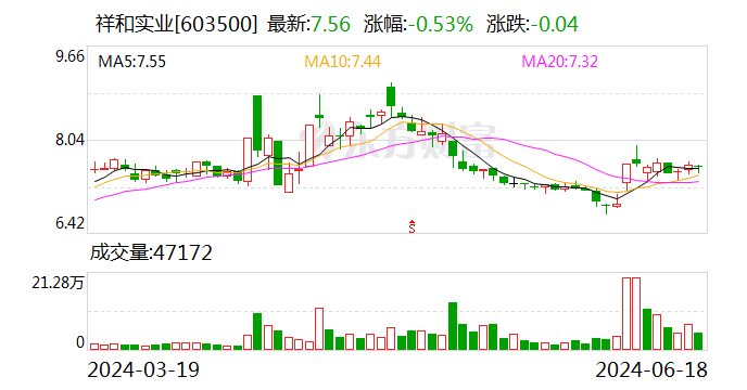 祥和实业：拟发行可转债不超过4.50亿元  第1张