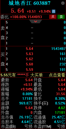 城地香江一字涨停 中标33亿算力大项目  第2张