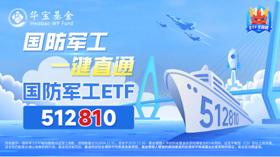 突然爆发！国防军工板块领涨两市，国防军工ETF（512810）大涨超3%！鸿远电子涨停封板