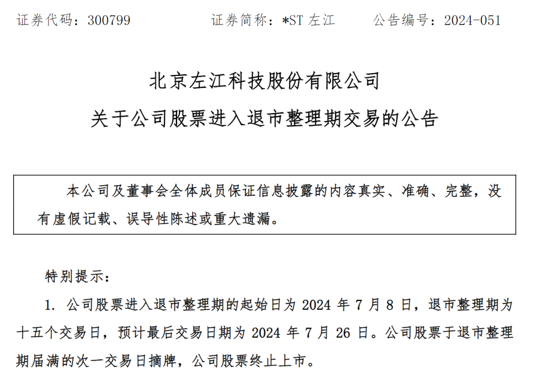 上市不到5年，“芯片大牛股”退市！曾号称“对标英伟达”，股价从299元跌到6.9元，上万名股东追高被套