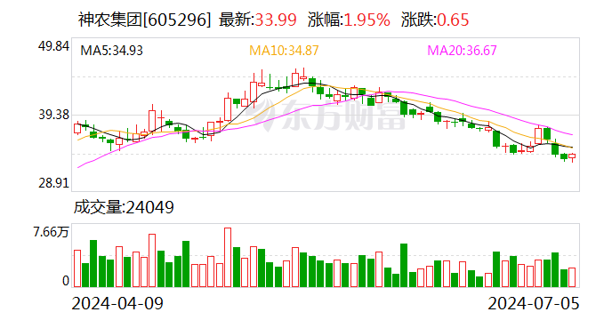 神农集团：6月份生猪销售收入4.86亿元  第1张