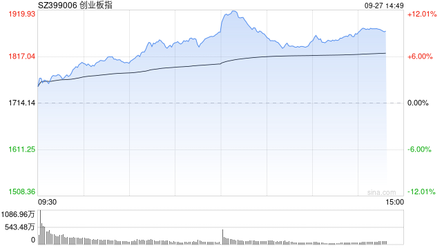 新记录！创业板指涨超10%  第1张