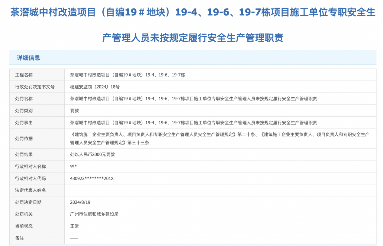 力诚榕诚湾上新，2年前房源逾百套待售、曾因施工安全问题获罚  第4张