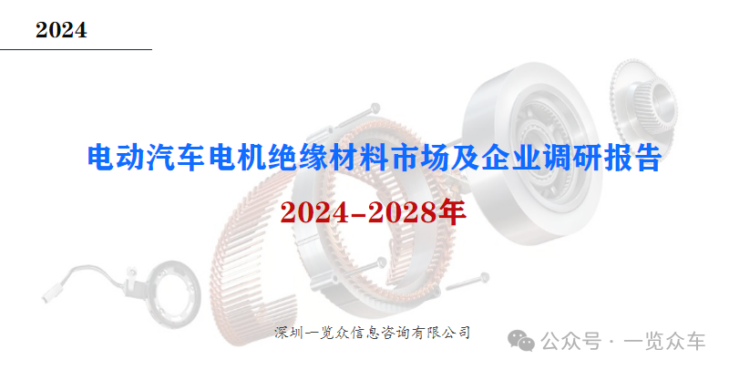 2024-2028年电动汽车电机绝缘材料市场及企业调研报告  第2张